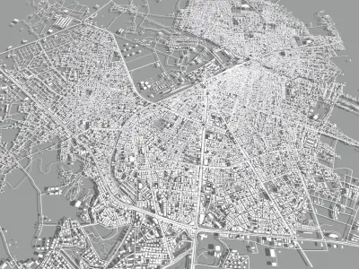 Cityscape Batman Turkey 3D model