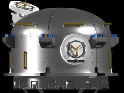 NanoRacks Bishop airlock 3D model