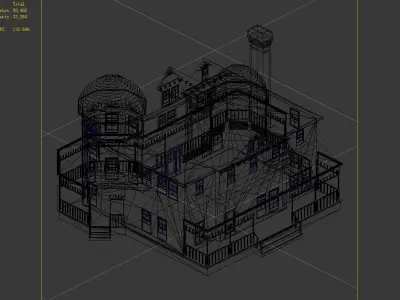 Heterogeneous - Building - Building B Building 03 3D model