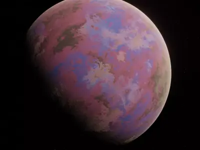 Planet Space Ready to game Low-poly 3D model purchase