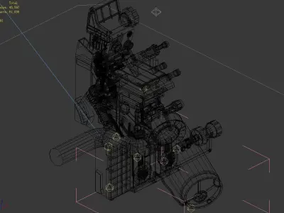 Machinery - Interior Wall 5 3D model