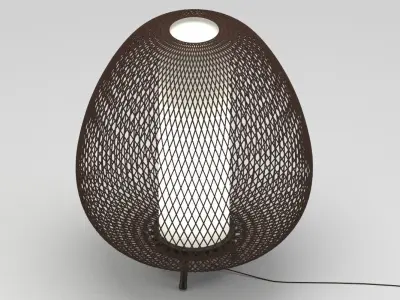 Twiggy egg lamp 3D model
