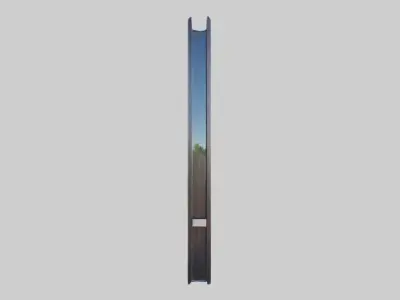 Contemporary door model Low-poly 3D model