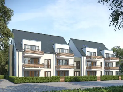 GERMAN HOUSE 2 Low-poly 3D model