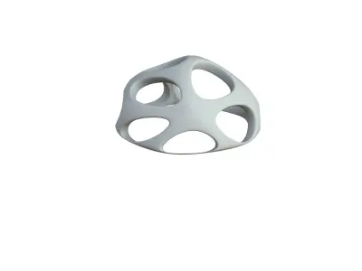 SciFi Cube Object No 57363 Low Poly Shape Low-poly 3D model