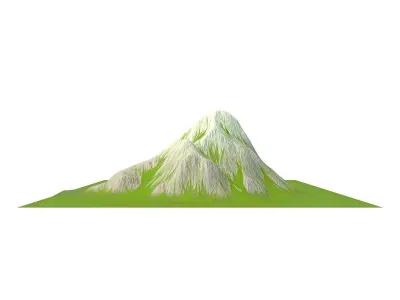 Mountain Low-poly 3D model