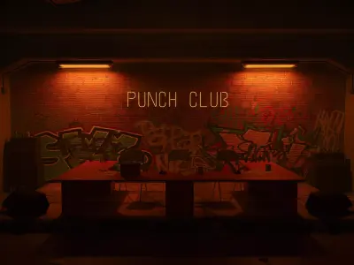 Punch Club Low-poly 3D model