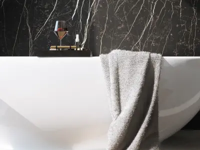 Bathroom Interior Scene for Cinema 4D and Octane Render 3D model