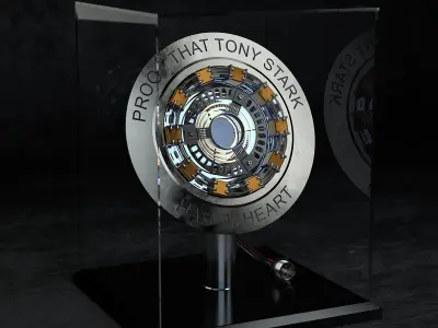 3D Arc Reactor MK1 model 3D model