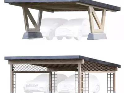 Carport 3D model