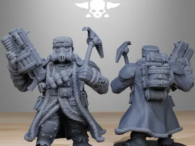 GrimGuard Frostwatch Mutants 3D print model