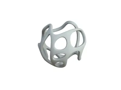 SciFi Cube Object No 39987 Low Poly Shape Texture