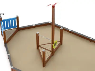 Lappset Sandbox Boat 3D model