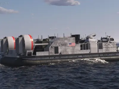  Landing Craft Air Cushion and US Tanks 