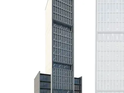 High-rise office building No 1 3D model