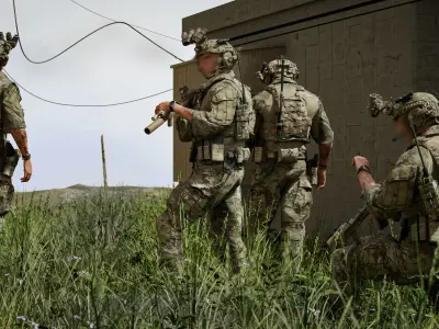 GAME READY RIGGED WESTERN SPECIAL OPERATIONS CHARACTER V3 Low-poly 3D model