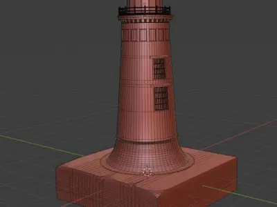 Lighthouse 3D model 8