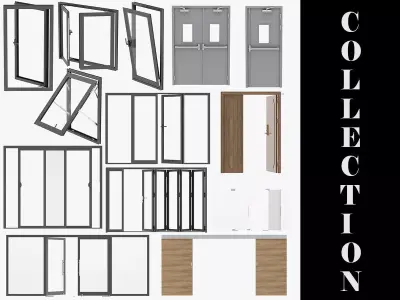 13 Doors Collection 3D model