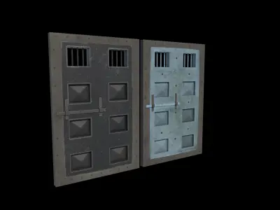 Jail Door 3D model