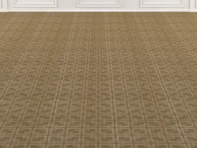 Wall to Wall Seamless Carpet Tile  No 1 3D model