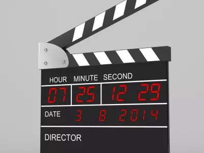 Digital Clapperboard 3D model