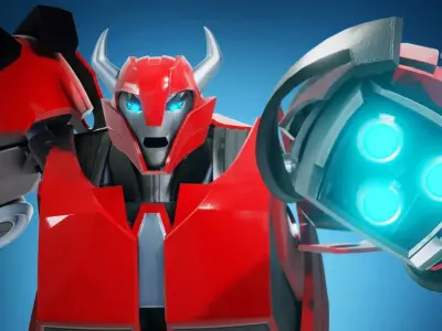 Cliffjumper Transformers Prime Character Rig 3D model