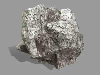 Rock Set Low-poly 3D model