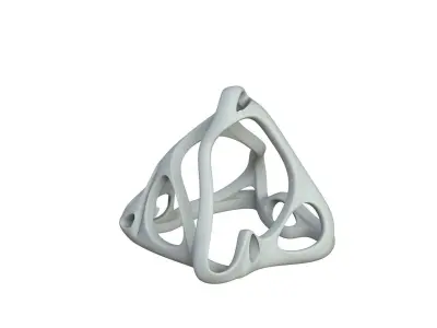 SciFi Cube Object No 63644 Low Poly Shape Low-poly 3D model