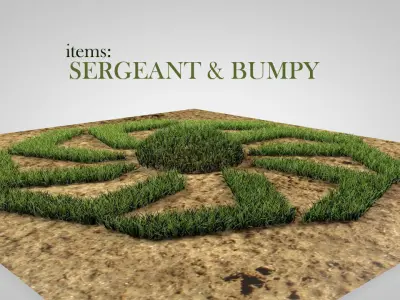 Grass Patterns v2 3D model