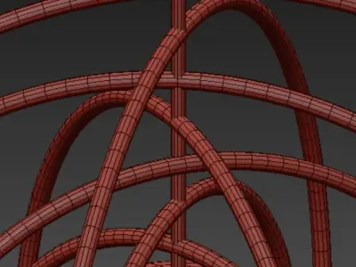 Electrum Kinetic Chandelier 3D model