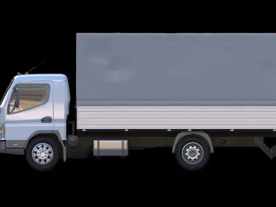 truck tent 3D model