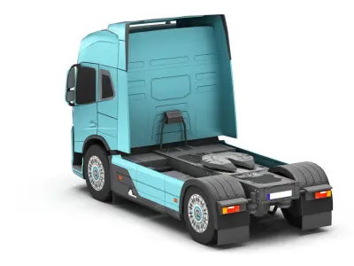Truck 1-V5 Low-poly 3D model