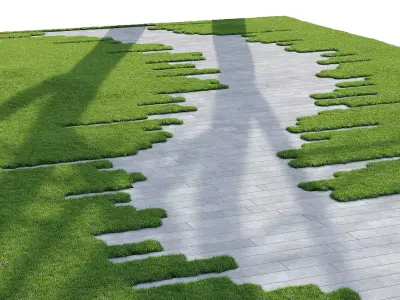 garden pathway 1 3D model
