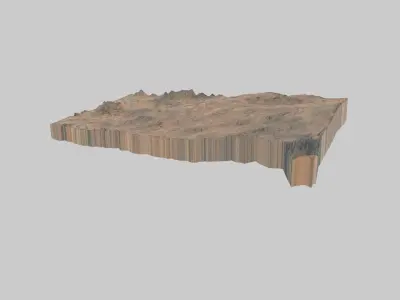 Mopti City Low-poly 3D model