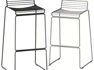 Hee Bar Stool by Hay 3D model