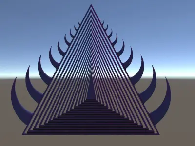 Triangle Portal Struct 3D model