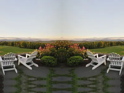 architecture 3D Model empty living room with fireplace 3D model