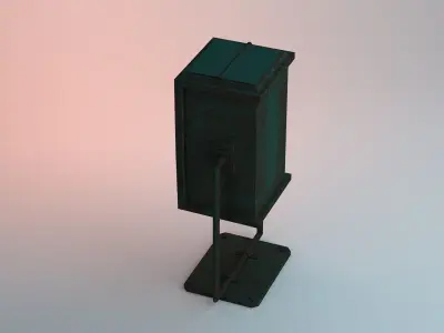 Apocalyptic Rusty Trash Low-poly 3D model