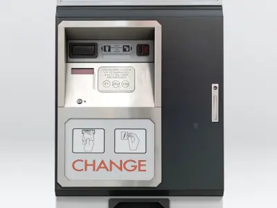 Change Machine Low-poly 3D model