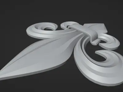 Fleur de Lis 3D model