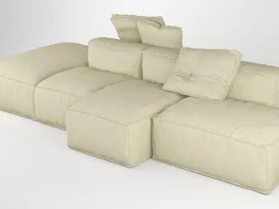 Bonaldo Peanut Collection B01-B05 Pillows 3D model