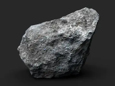 Rock 16-5 Low-poly 3D model