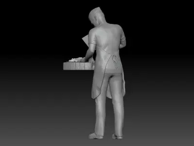 MEXICAN STREET FOOD TACOS TAQUERO 1 3D print model