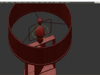 Castro Petra Table Lamp Low-poly 3D model