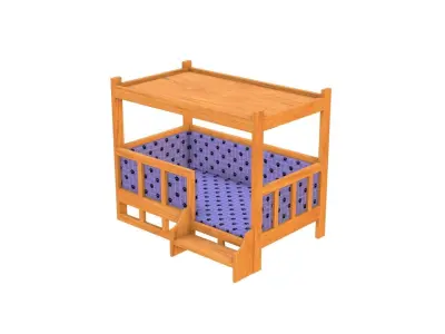 Dog House - Low poly Low-poly 3D model