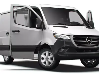 Mercedes Benz Sprinter L1H1 FWD HQ Interior 2025 3D model
