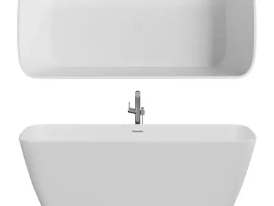 Bathtub Salini set of 5 models 3D model