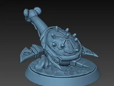 Mecha Lapras Pokemon 3D print model