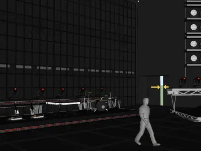 guts tour spilled lollapalooza argentina  3D model