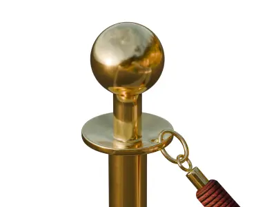 Rope Barrier 3D model